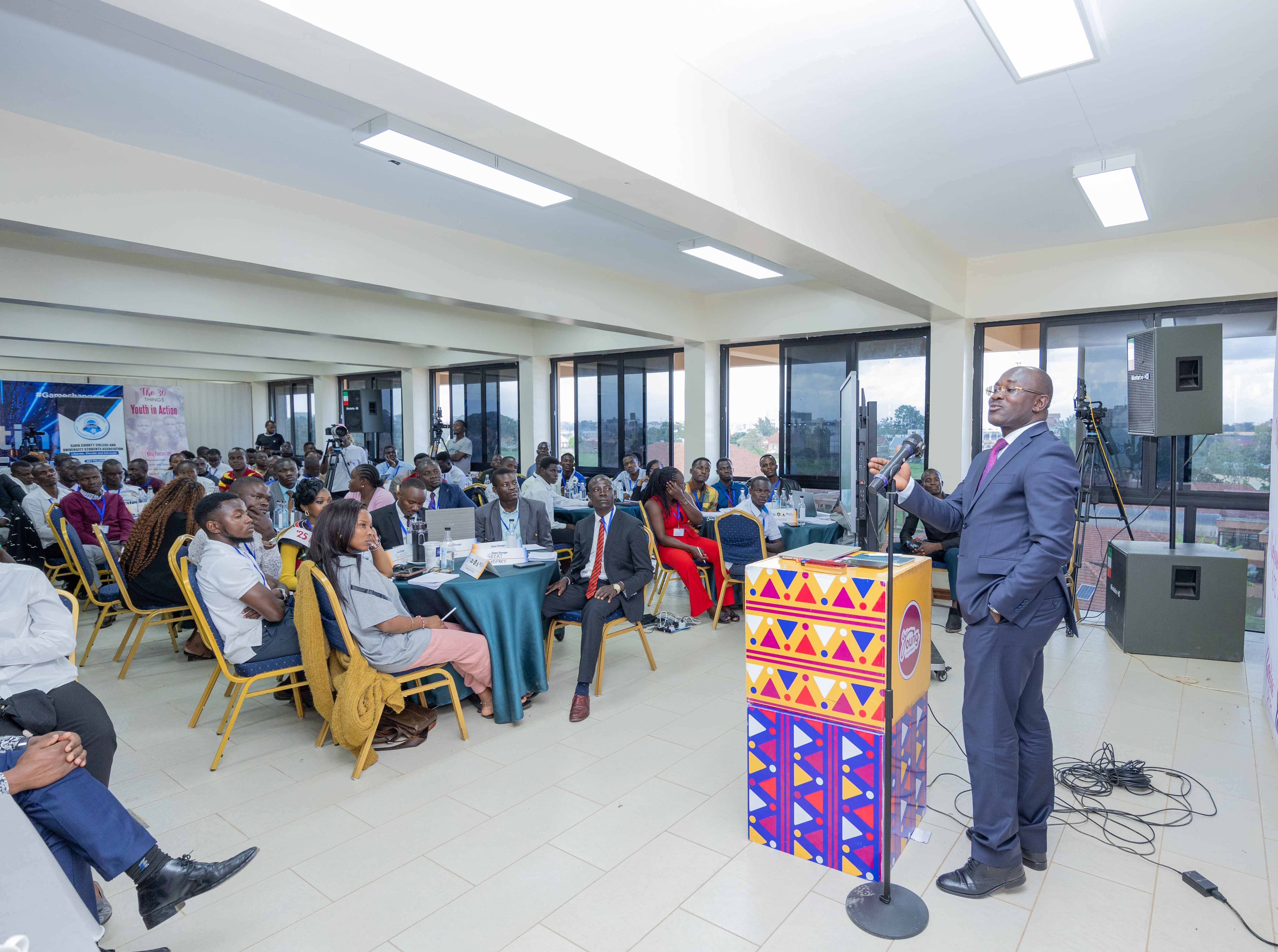 Youth participating in civic dialogue